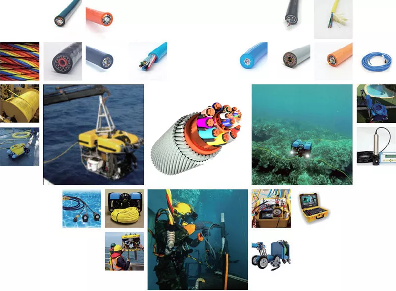 泳池の電源伝送用の浮動ケーブル 炎を阻害し耐久性 2