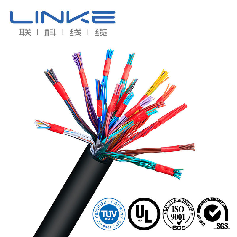 パーソナライゼーション 16 AWG 1 ペア 固体 新エネルギーケーブル PVC フィルムシールドと PVC ジャケット EV 充電ケーブル