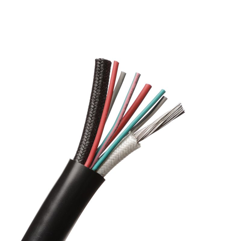 パーソナライゼーション 16 AWG 1 ペア 固体 新エネルギーケーブル PVC フィルムシールドと PVC ジャケット EV 充電ケーブル