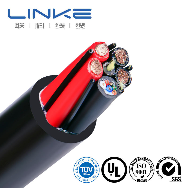 TUV認定 H07bz5-F 3G1.5mm sup2 2X0.5mm sup2 AC EV充電ケーブル 銅コア