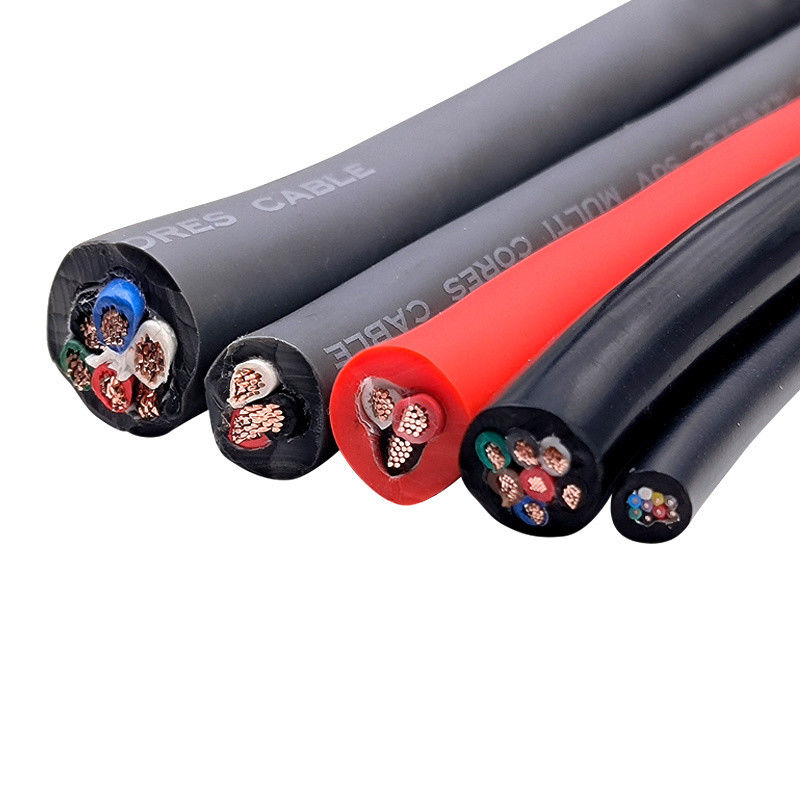 105 度 AC 300/500V H05bz5-F / H07bz5-F シリコンジャケットと16A電流の EV 充電ケーブル