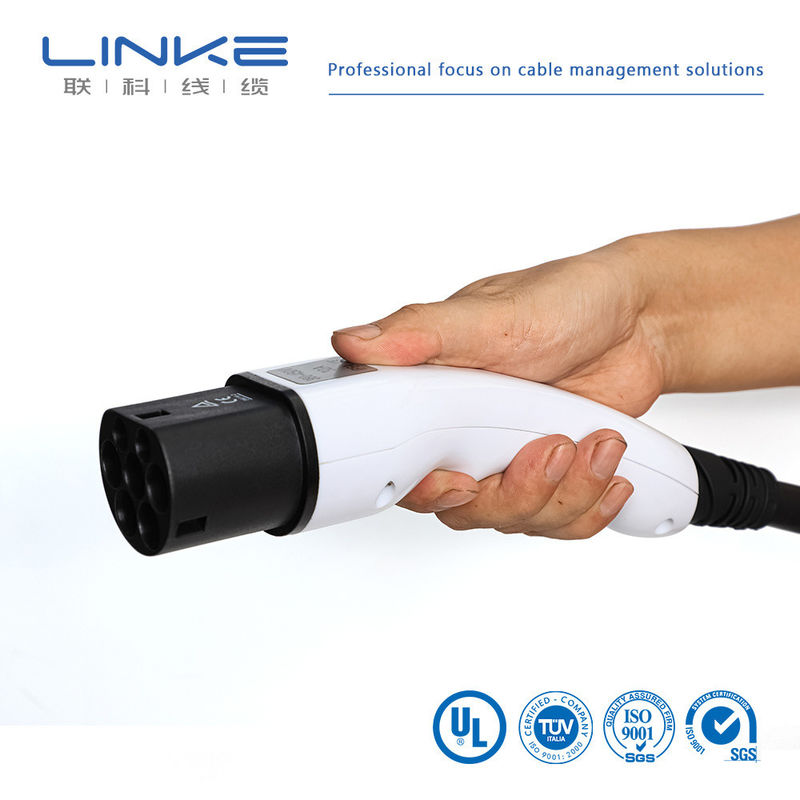 32A 7kw 16A EV充電ケーブル 電動車両充電ケーブル TPEジャケットとカスタマイズ可能な長さ