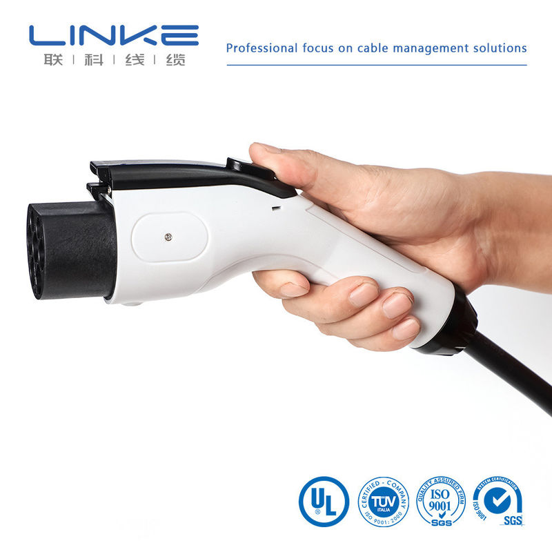 32A 7kw 16A EV充電ケーブル 電動車両充電ケーブル TPEジャケットとカスタマイズ可能な長さ