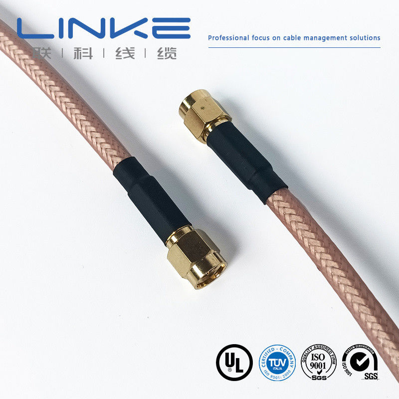 Wurth Elektronik RG142同軸ケーブル 50 Ω,4.95mm OD SMA 男性からSMA 男性 白色 新エネルギー車両ケーブル