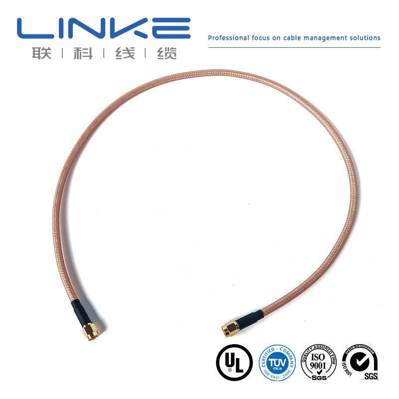 Wurth Elektronik RG142同軸ケーブル 50 Ω,4.95mm OD SMA 男性からSMA 男性 白色 新エネルギー車両ケーブル