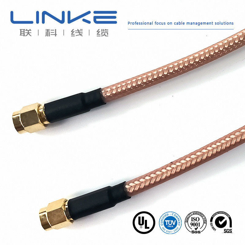 Wurth Elektronik RG142同軸ケーブル 50 Ω,4.95mm OD SMA 男性からSMA 男性 白色 新エネルギー車両ケーブル