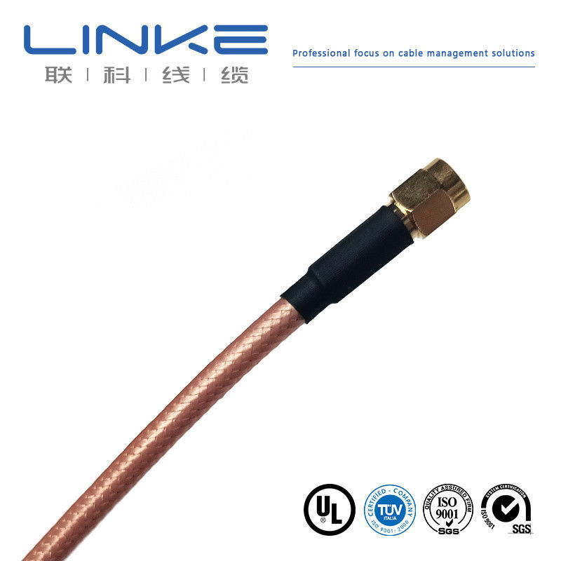 Wurth Elektronik RG142同軸ケーブル 50 Ω,4.95mm OD SMA 男性からSMA 男性 白色 新エネルギー車両ケーブル