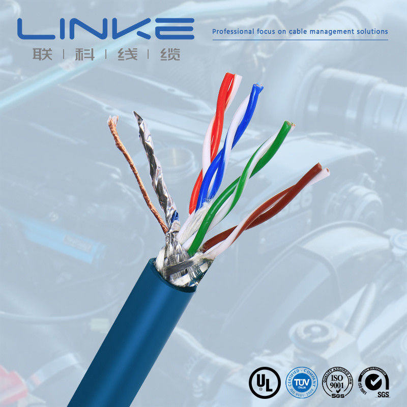 8AWG -24AWG Txl 自動車用銅線ケーブルとPVCシート材料 編みられたシールドケーブル