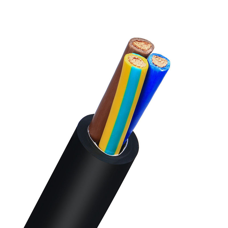 300/500v 銅 二重 断熱 線導 PVC 3コア 4mm RVV 電動 柔軟 ケーブル