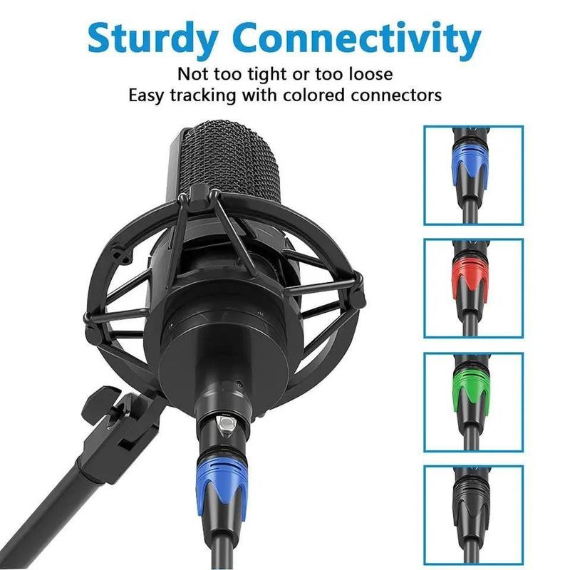 高品質の音声マイク接続のための裸の銅線で3m XLRケーブル 男性から女性へ