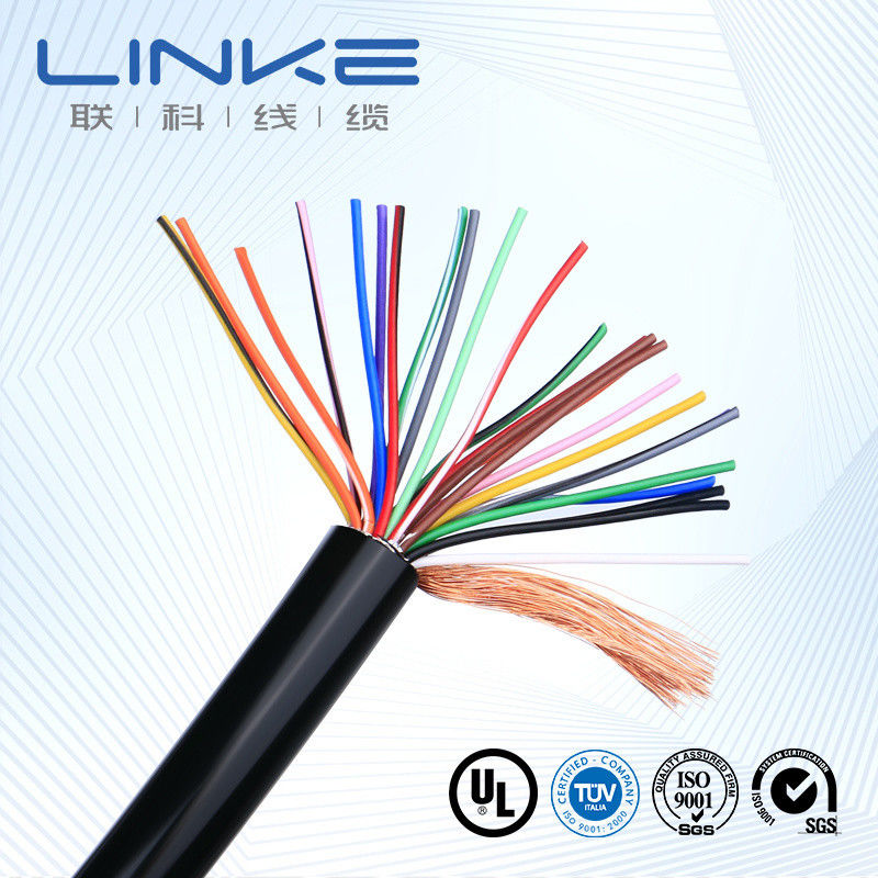 広範囲の温度範囲を持つ工業用電源伝送用のTPU蓋付き銅導体制御ケーブル