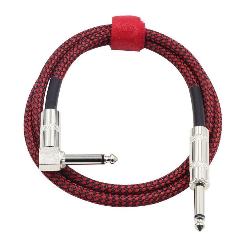 10FT 電動楽器オーディオケーブル 3m ジャック・トゥ・ジャック カスタムコネクタ 6.35mm オプション