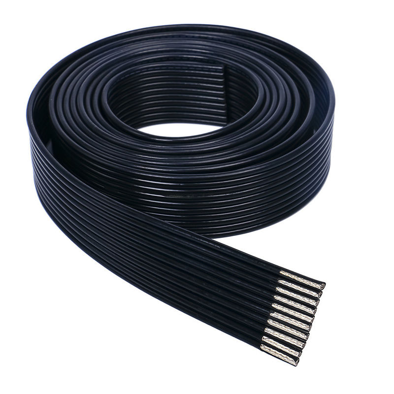 カスタムアプリケーション向けの、PVC被覆、シールド付き錫メッキ銅線を使用した医療用生体適合性フラットリボンケーブル