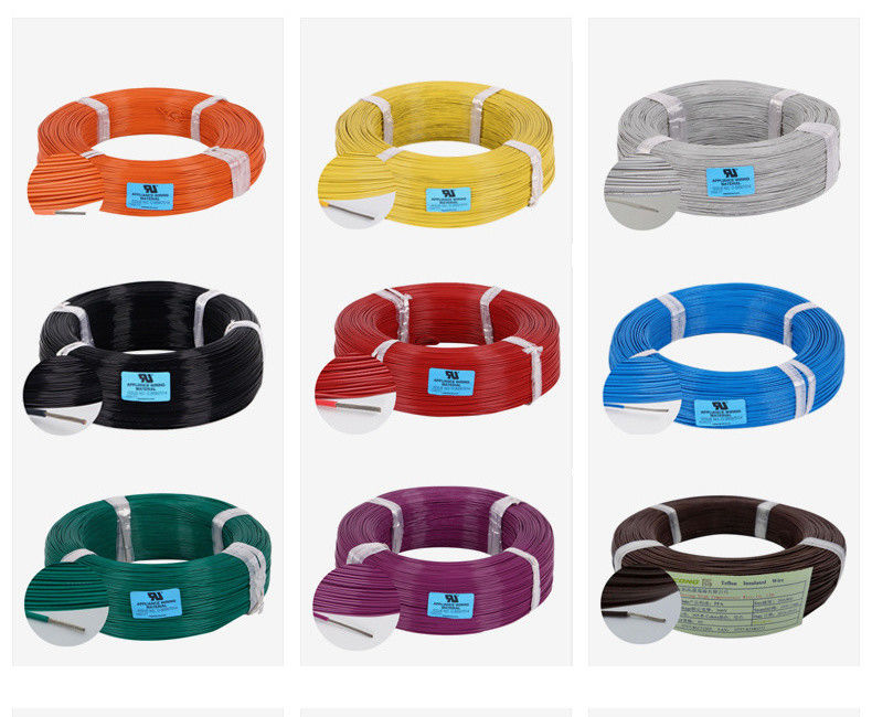 10-30AWG 缶詰銅線コア FEP 絶縁 UL1330 電源線 高温用電気ケーブル