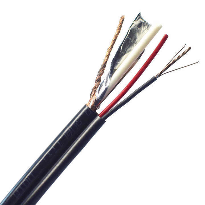 UL1007 30 AWG ブラック パワー PVC 銅導体 電源 コアシアル 電源ケーブル