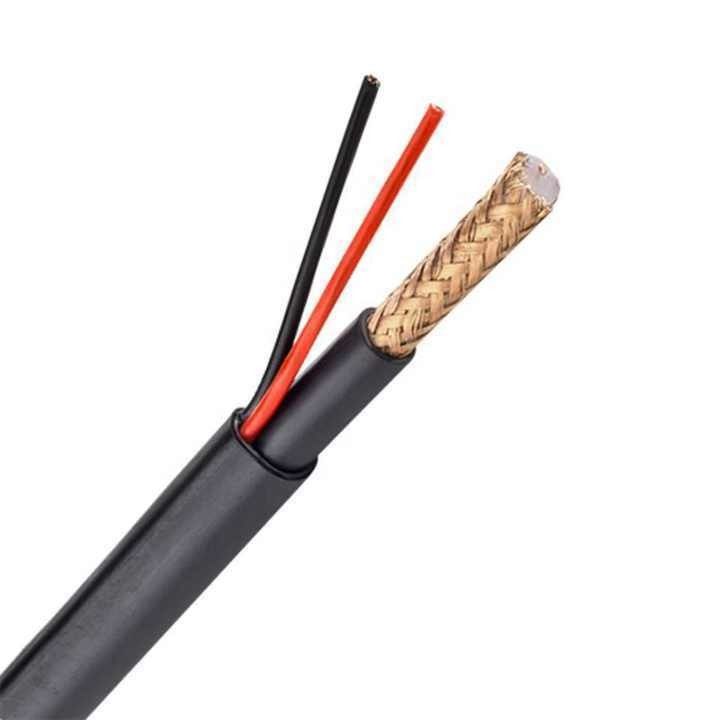 ローンドワイヤ CCTVカメラケーブル Rg59 2c パワーOEM Rj59 コアキシアルケーブル セキュリティシステム