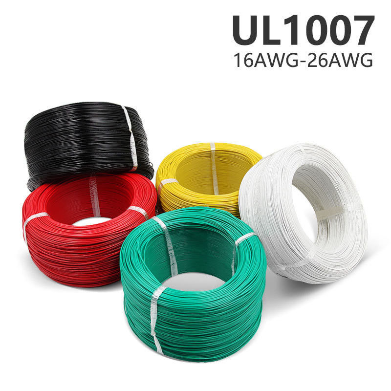 熱耐性 UL1007 PVC 断熱線 16-28 AWG 厚温範囲の銅ケーブル