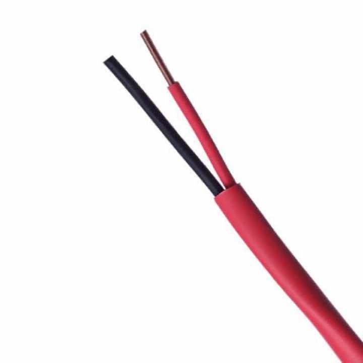 XLPE絶縁、300V定格電圧、難燃性、錫メッキ銅線（14AWG）を使用した火災報知システム用ケーブル