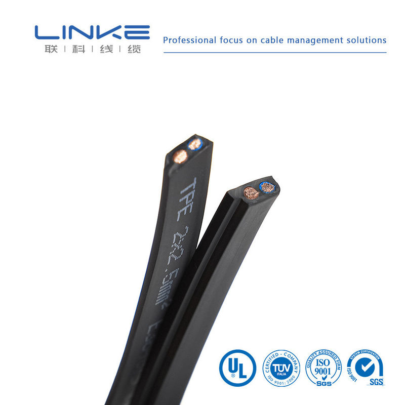 自動車および産業用用用用用PVCシート缶詰銅コア300V名付け平面ケーブル