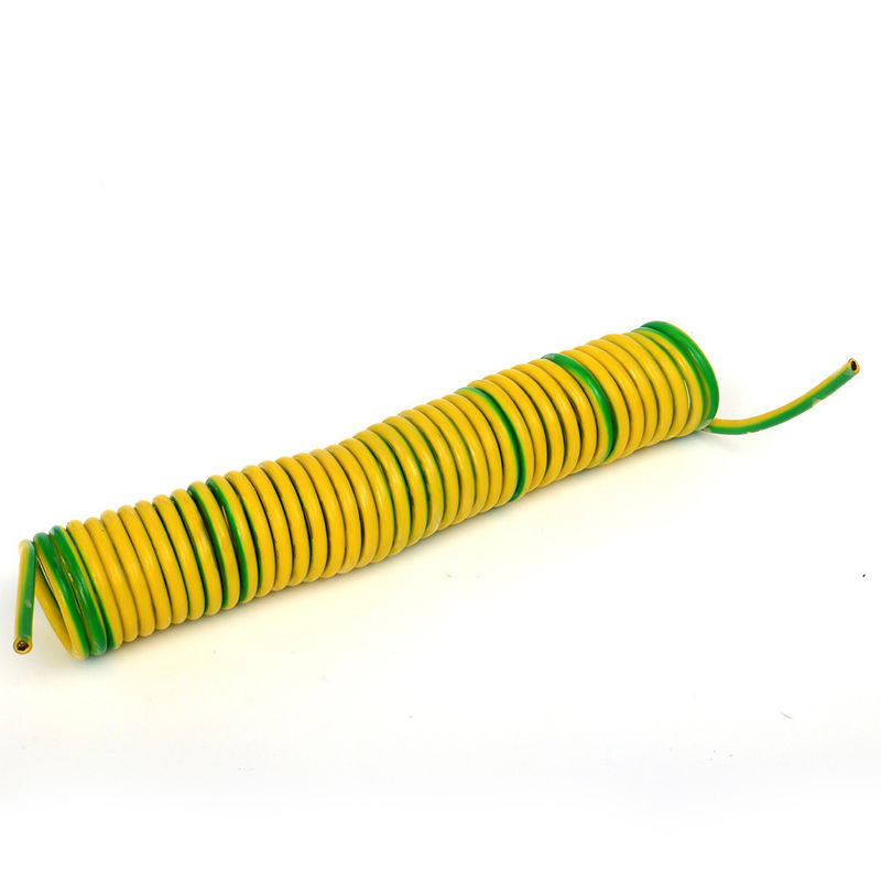カーブ素材 PVC 2-10 コア 耐火性 スパイラル 巻き状のスプリング 電子機器用電源ケーブル