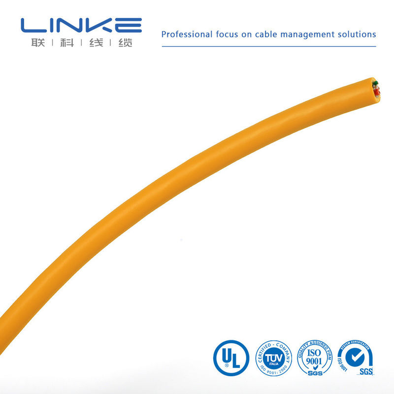 CAT5e UTP LANケーブル CCA 1000 フィート 黄色 オプションフィラー アメリカ通貨 アメリカ固体 黄色