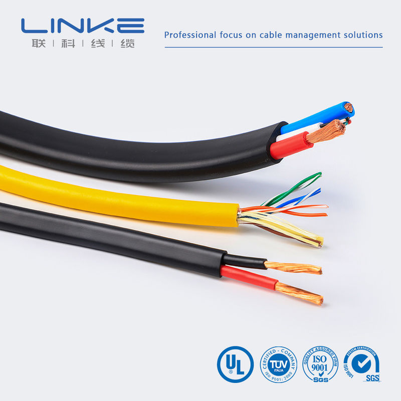 柔らかい銅線 PVC 断熱工業制御ケーブル 60227 IEC 52 53rvv 多コア制御ケーブル