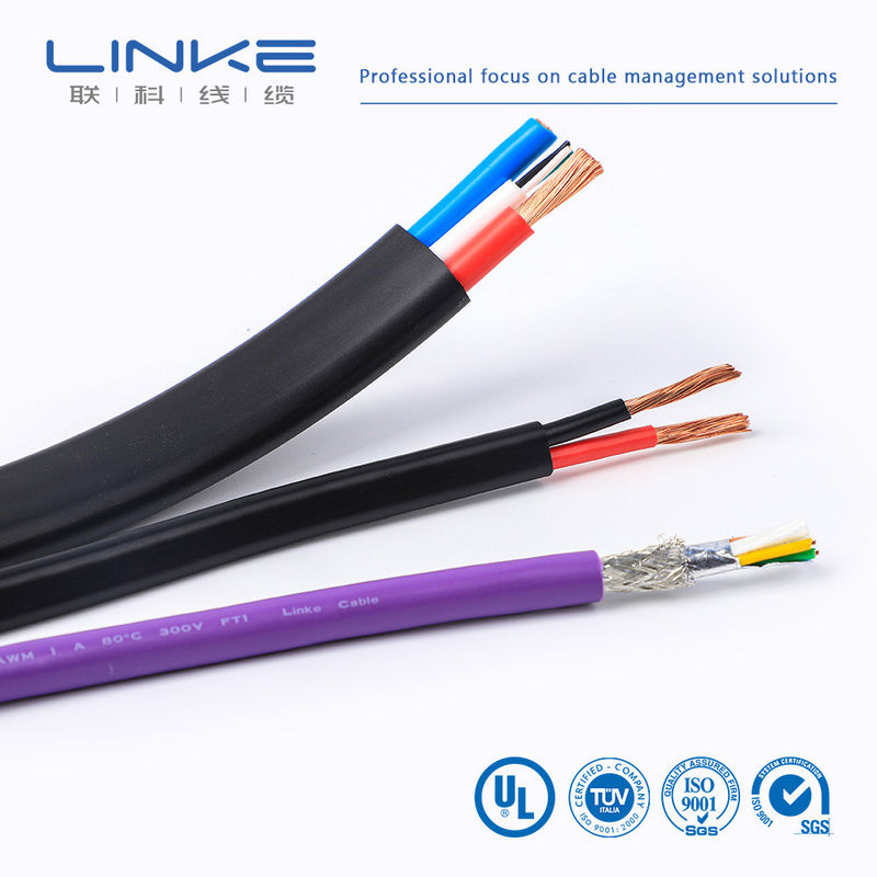 柔らかい銅線 PVC 断熱工業制御ケーブル 60227 IEC 52 53rvv 多コア制御ケーブル