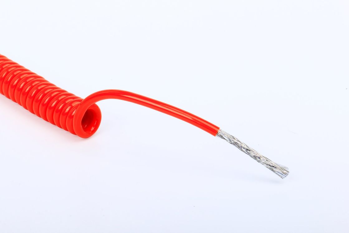 Truck Trailer Wire Electrical Spring Coil Spiral Power Cable for Coiled Brake System