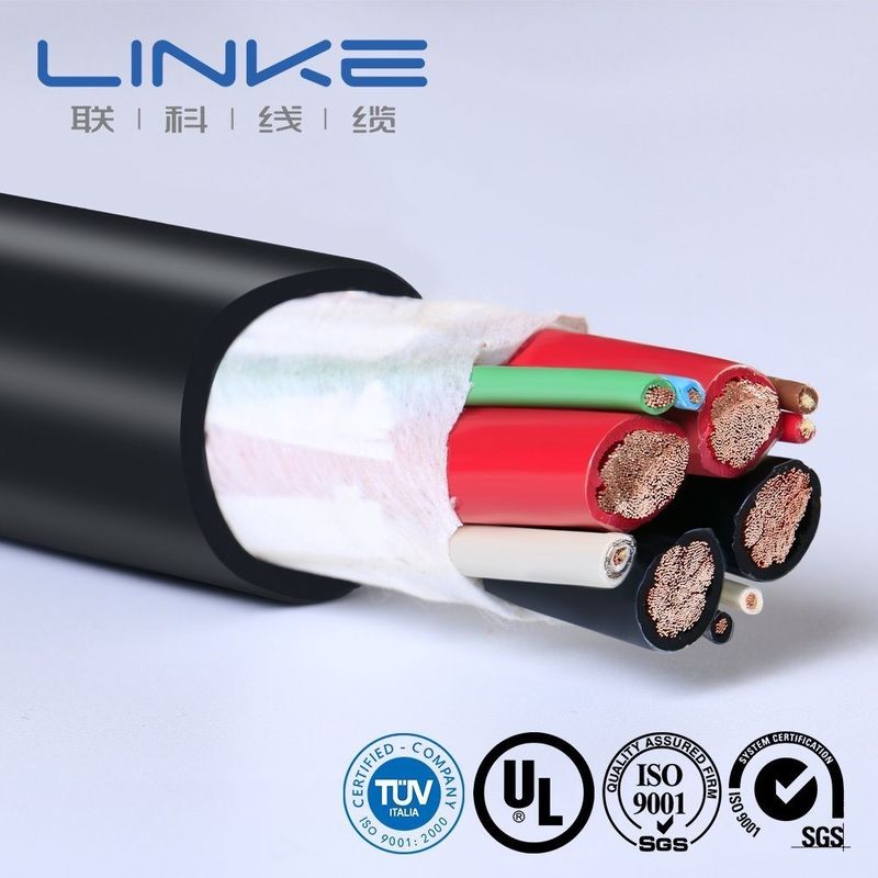 UL758/UL1581 Standard Multi-Core Round Wire Control Braided Shielded Electronic Cable