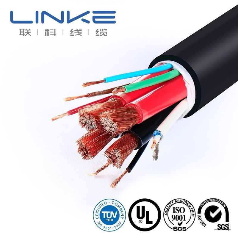UL758/UL1581 Standard Multi-Core Round Wire Control Braided Shielded Electronic Cable