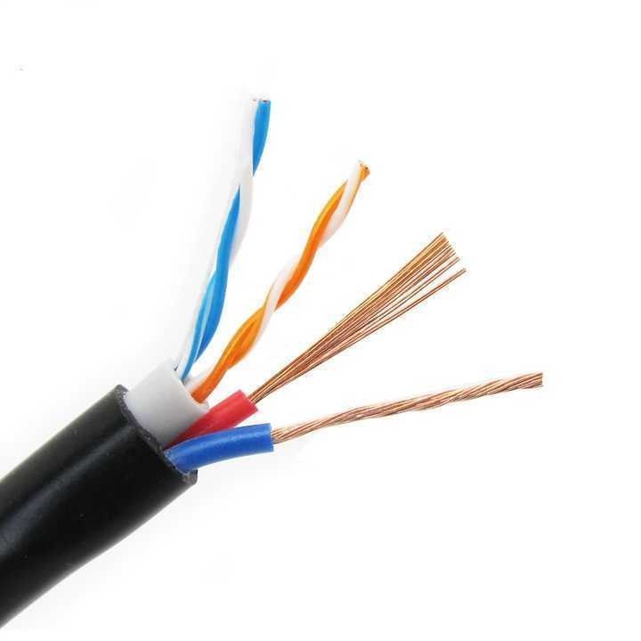 カスタマイズされた高柔軟な複合ケーブル カット5 電力発電所の銅網ケーブル