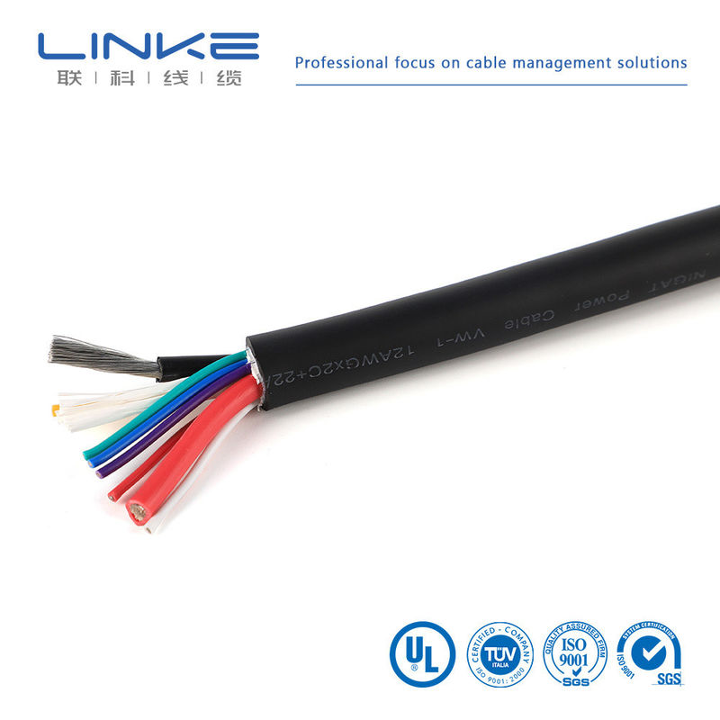 高電圧二重シールド 低電圧および中電圧アプリケーションのための銅製自動車ケーブル