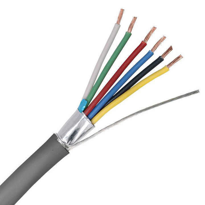 円線銅コアXLPE隔離制御ケーブル PVCシート 0.16mm マルチコア