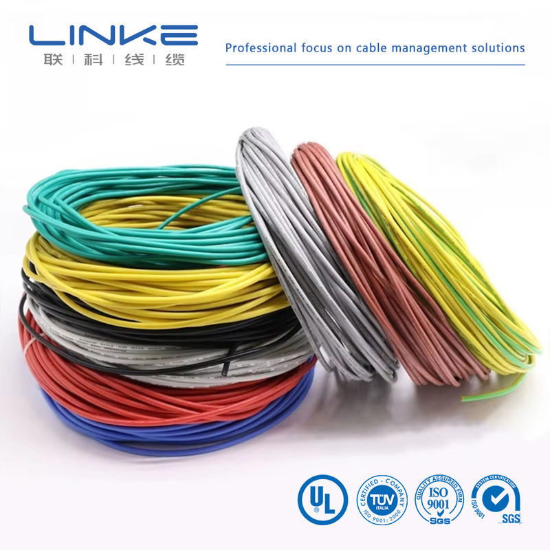 UL3135 シリコンゴムワイヤ 30 28 26 24 22 20 18 16 14 12 10 AWG 隔離された軟銅電子LEDランプ照明ケーブル