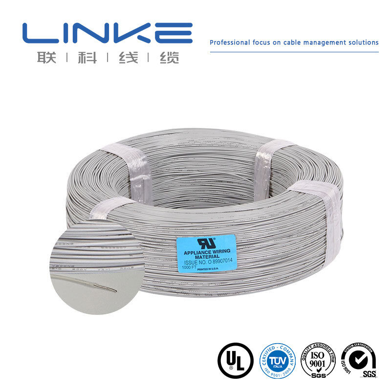 Awm 1185 缶詰付き 18AWG 20AWG シングルコア シールドワイヤー UL1185 シールド信号ケーブル